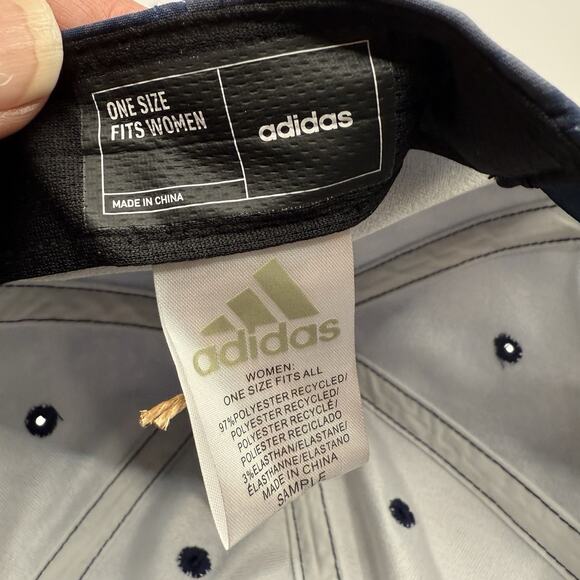 Addias Spray Dye Golf Hat Women Collegiate Navy Polyester Golf Golfing Outdoors. - Picture 6 of 8